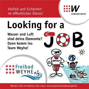 Stellenangebote im Freibad&nbsp;&copy;&nbsp;Gemeinde Weyhe